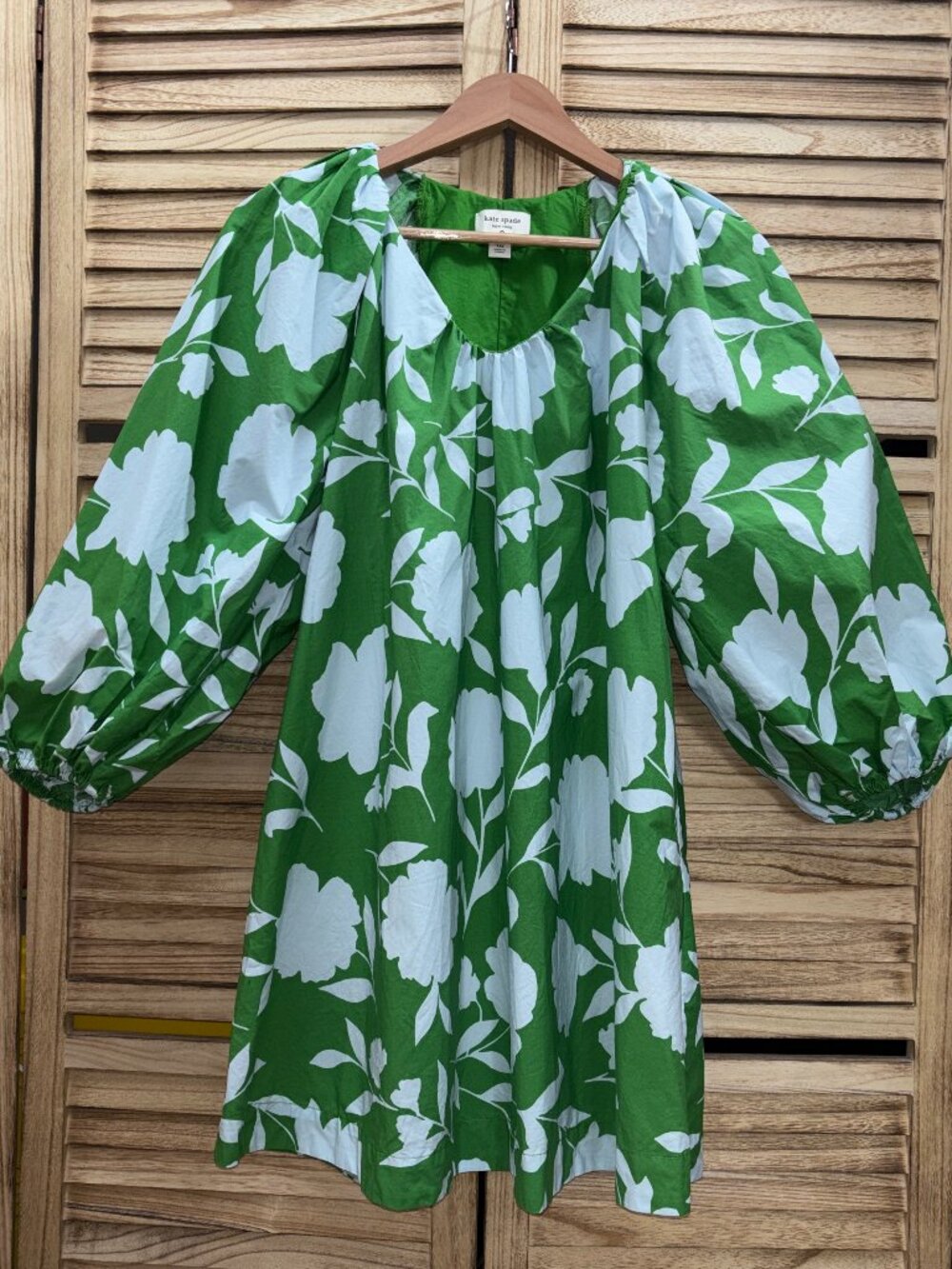 Kate Spade x Target Floral Puff-Sleeve Babydoll Mini Dress – XXS